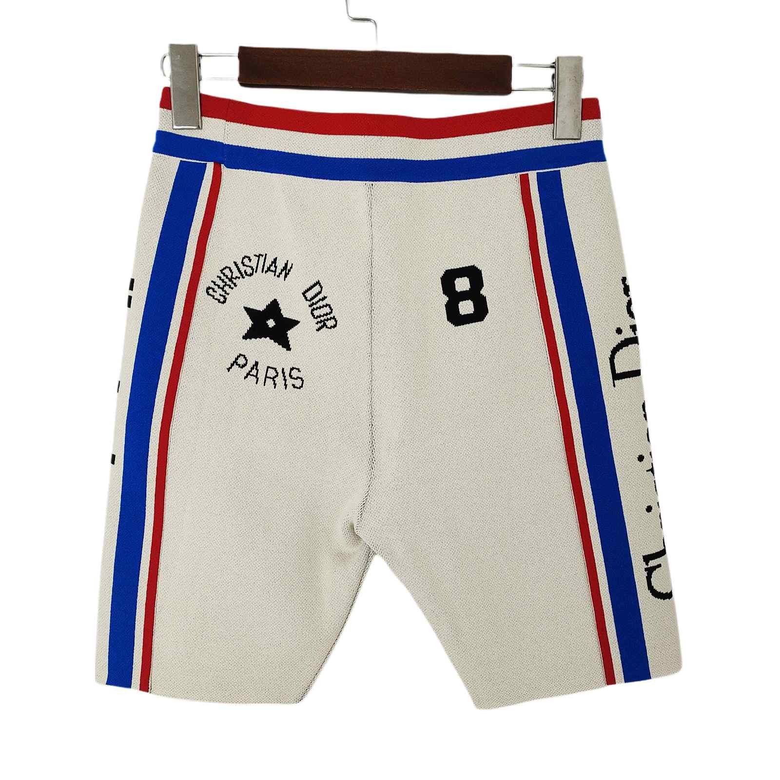 Dior Dior Striped Logo Knit Shorts Size 34 Size 25" / US 0 / IT 36 - 2 Thumbnail
