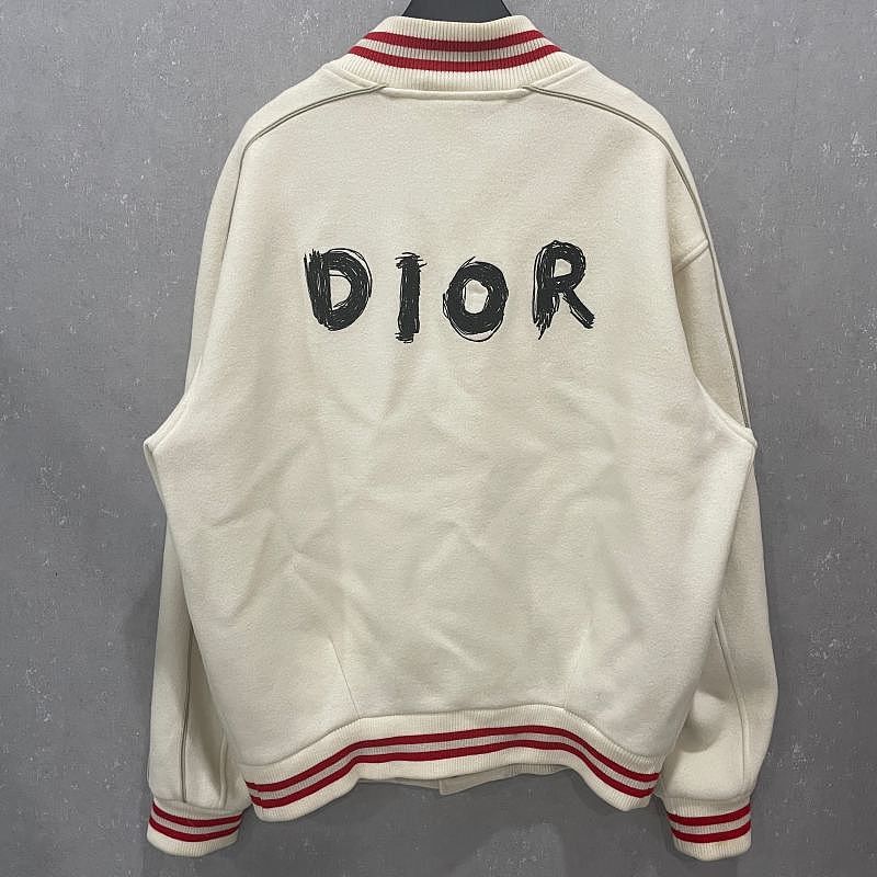 Dior Dior Embroidered Logo Varsity Jacket Size XL Size US XL / EU 56 / 4 - 2 Thumbnail