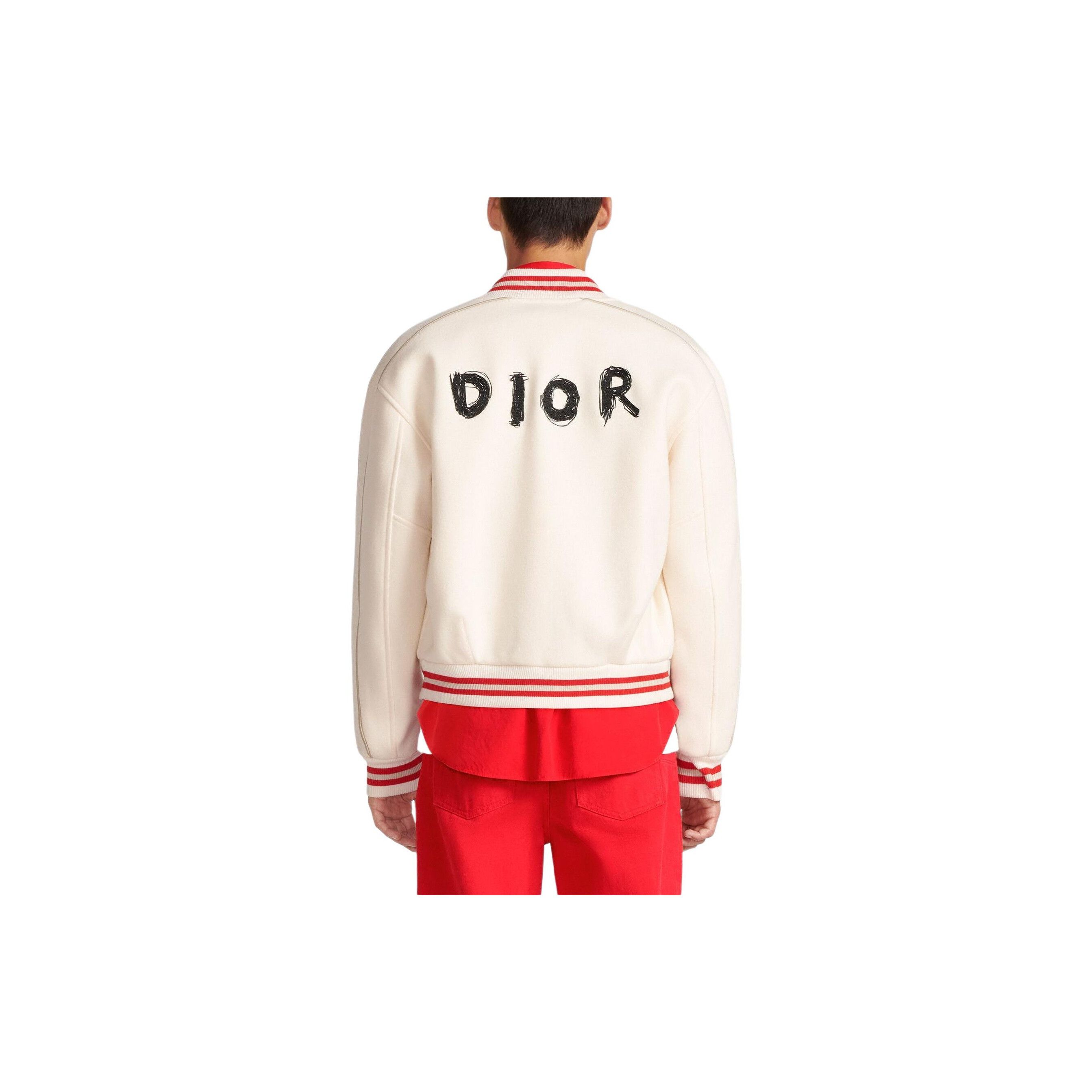 Dior Dior Embroidered Logo Varsity Jacket Size XL Size US XL / EU 56 / 4 - 9 Thumbnail