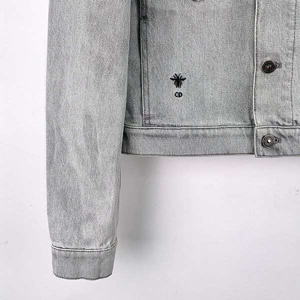 Dior Dior Bee Embroidered Denim Jacket Size 36 Size XS / US 0-2 / IT 36-38 - 6 Thumbnail