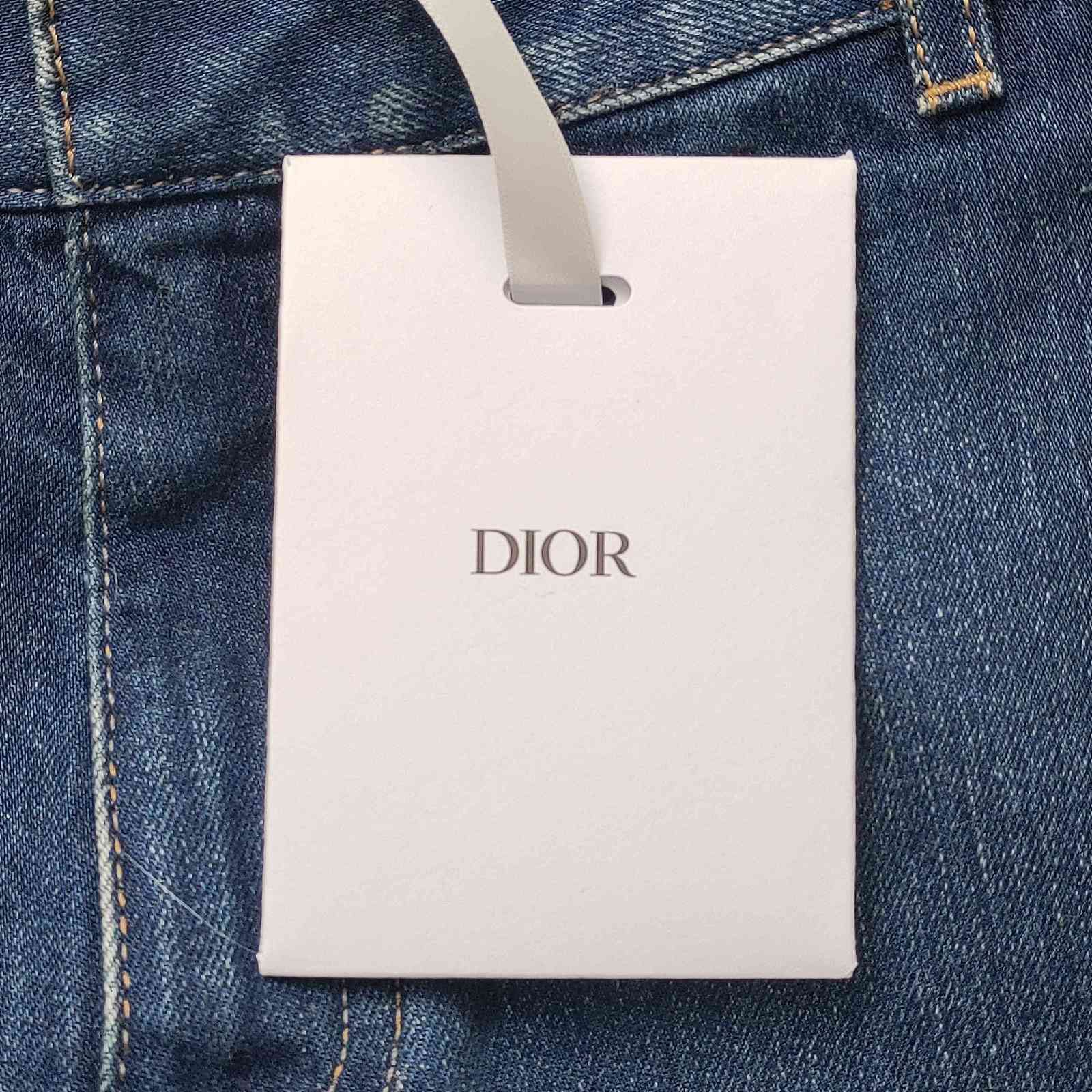 Dior Dior ALPS Pinstripe Jeans Size 36 Size 26" / US 2 / IT 38 - 8 Thumbnail