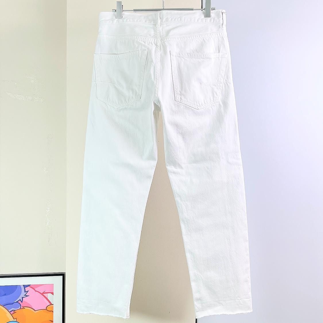 Dior Dior Bee White Jeans Size 34 Size 24" / US 00 / IT 34 - 2 Thumbnail