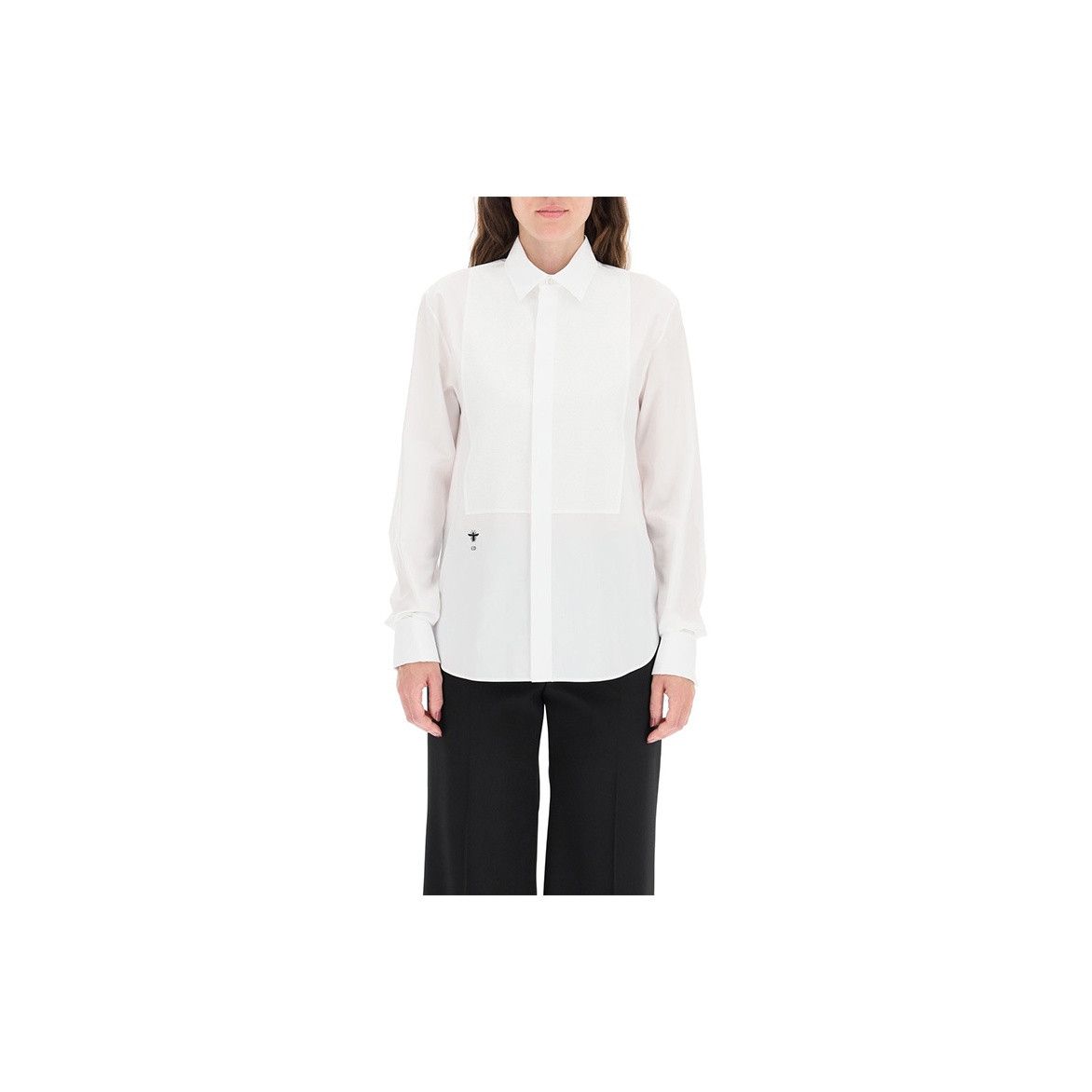 Dior Dior Embroidered Bee Button Up Shirt Size 36 Size XS / US 0-2 / IT 36-38 - 8 Thumbnail