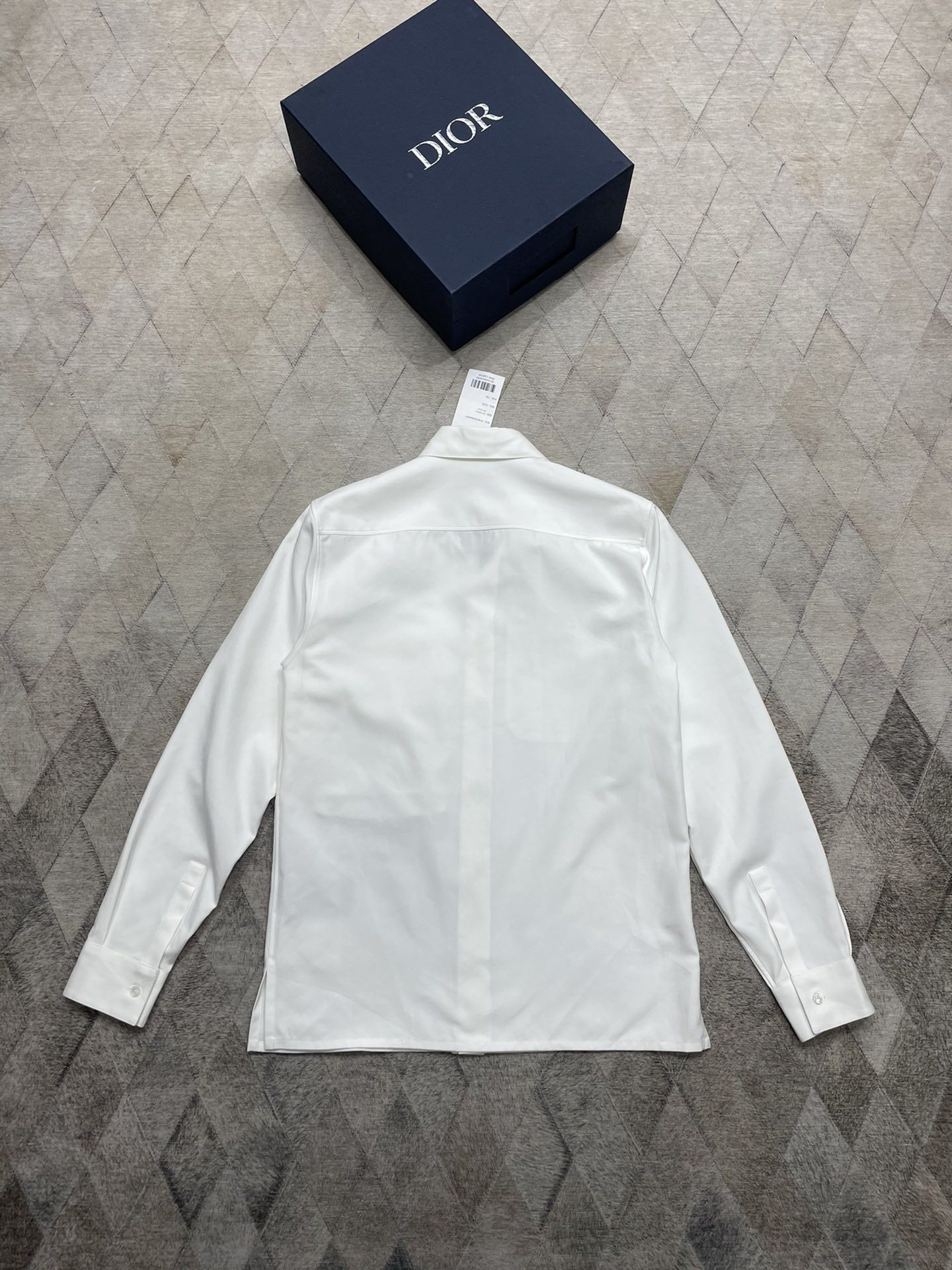 Dior Dior x Sacai Logo Patch Button Up Shirt Size M Size US M / EU 48-50 / 2 - 2 Thumbnail