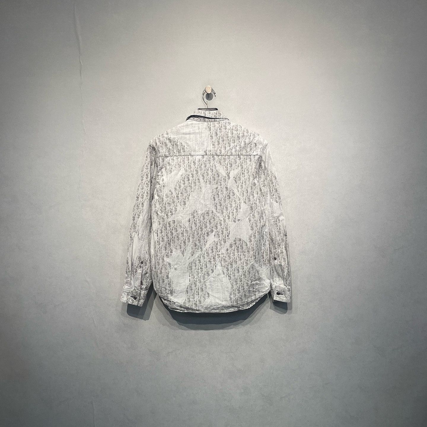 Dior Dior Oblique Pattern Shirt Size 39 Size US M / EU 48-50 / 2 - 2 Thumbnail