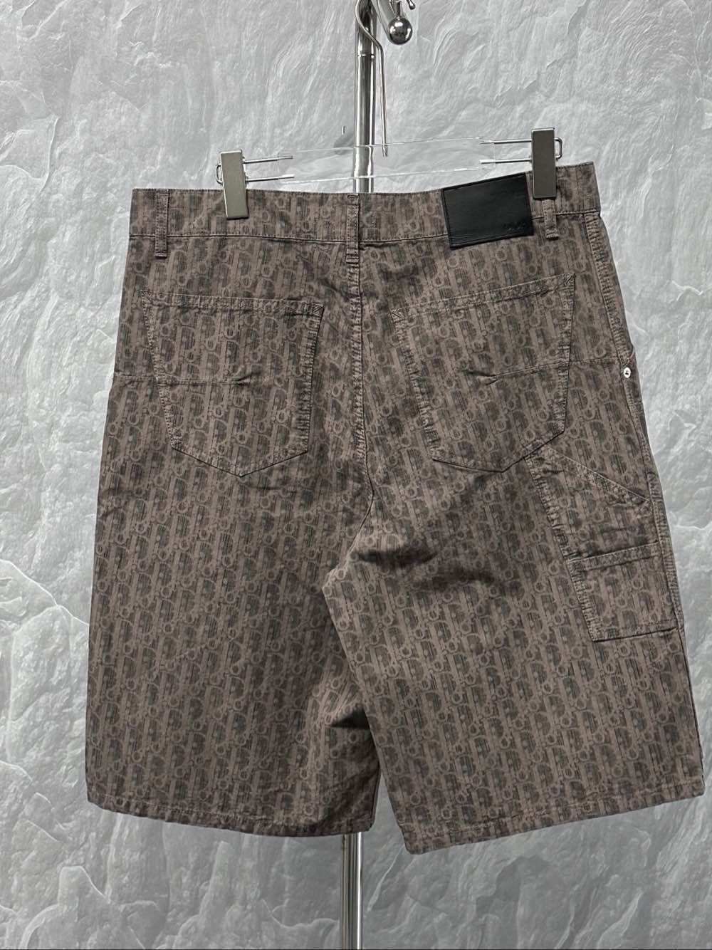 Dior Dior Oblique Pattern Shorts Size 31 Size US 31 - 2 Thumbnail