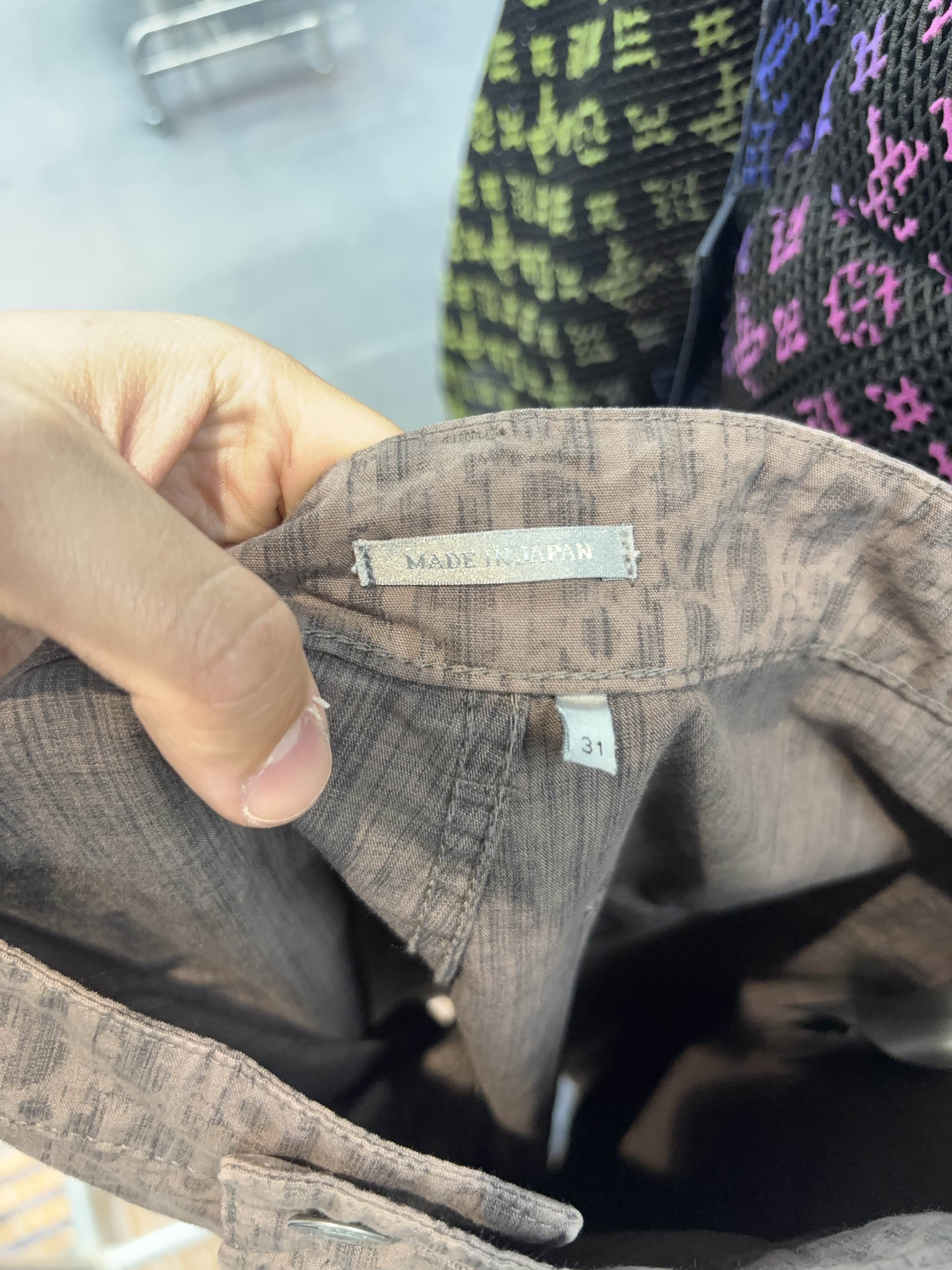Dior Dior Oblique Pattern Shorts Size 31 Size US 31 - 3 Thumbnail