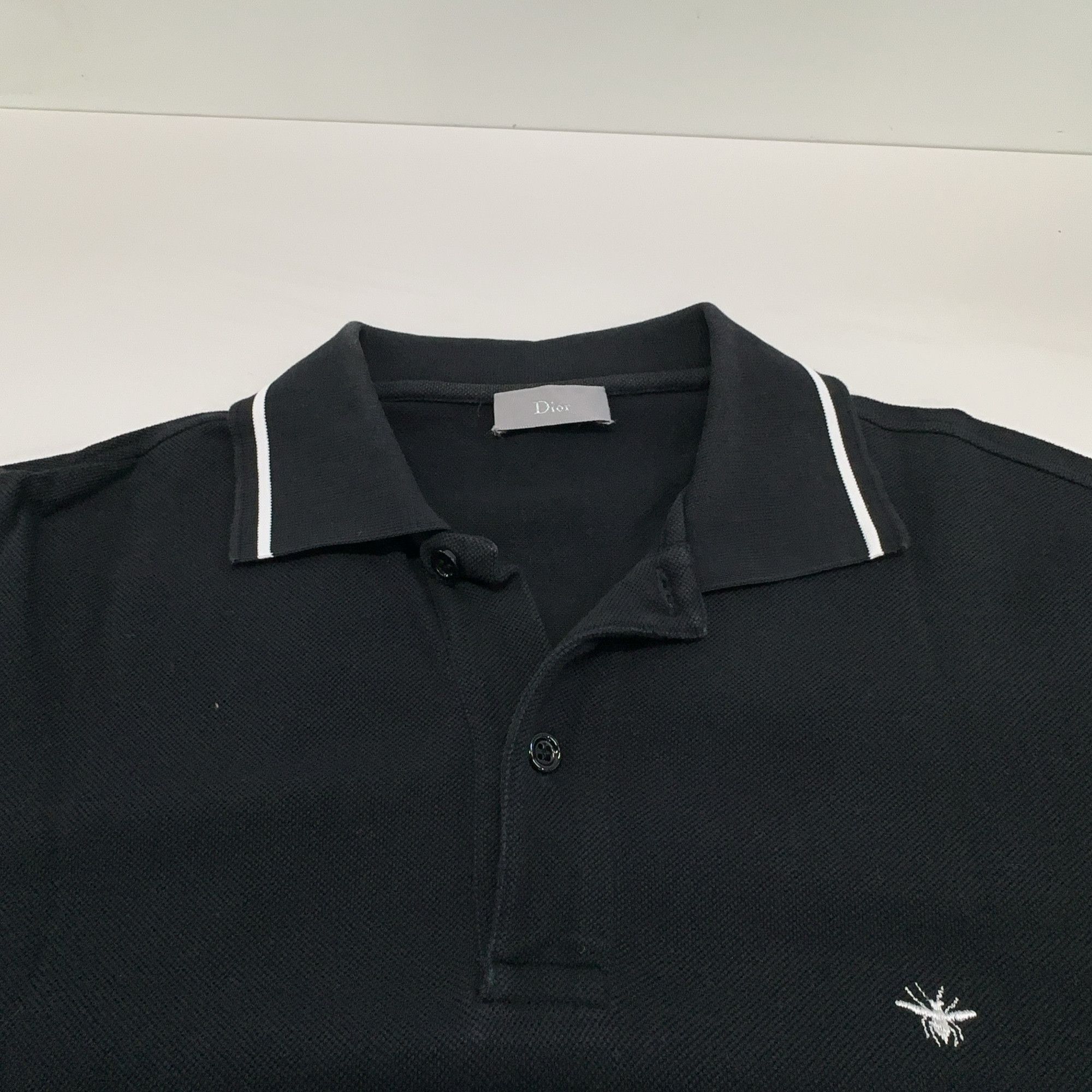 Dior Dior Bee Embroidery Polo Shirt Size M Size US M / EU 48-50 / 2 - 7 Thumbnail