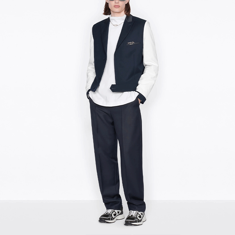 Dior Dior Mohair Wool Colorblock Jacket Size 46 Size US S / EU 44-46 / 1 - 8 Thumbnail