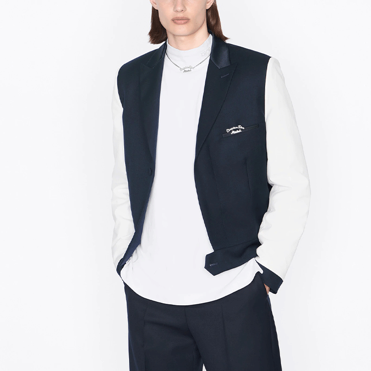 Dior Dior Mohair Wool Colorblock Jacket Size 46 Size US S / EU 44-46 / 1 - 10 Thumbnail