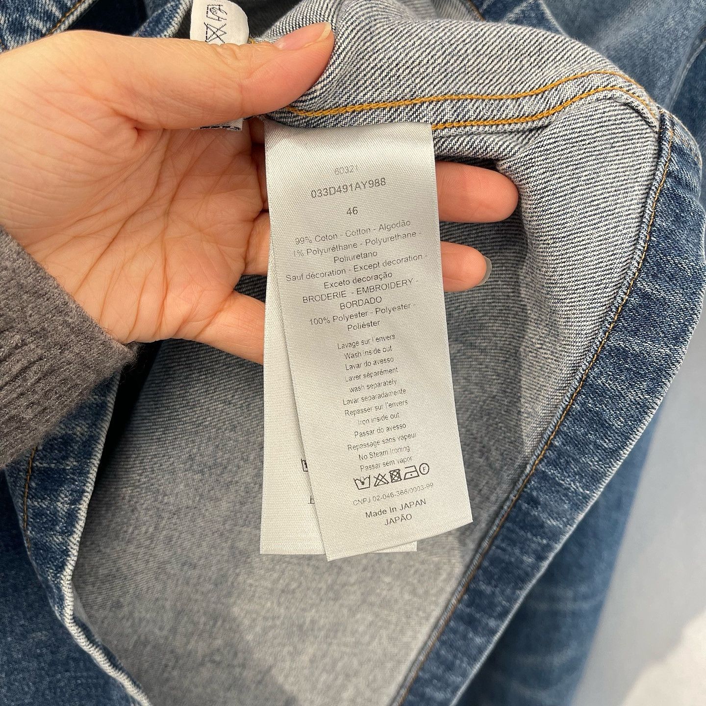 Dior Dior x Shawn Stussy Bee Denim Jacket Size 46 Size US S / EU 44-46 / 1 - 4 Thumbnail