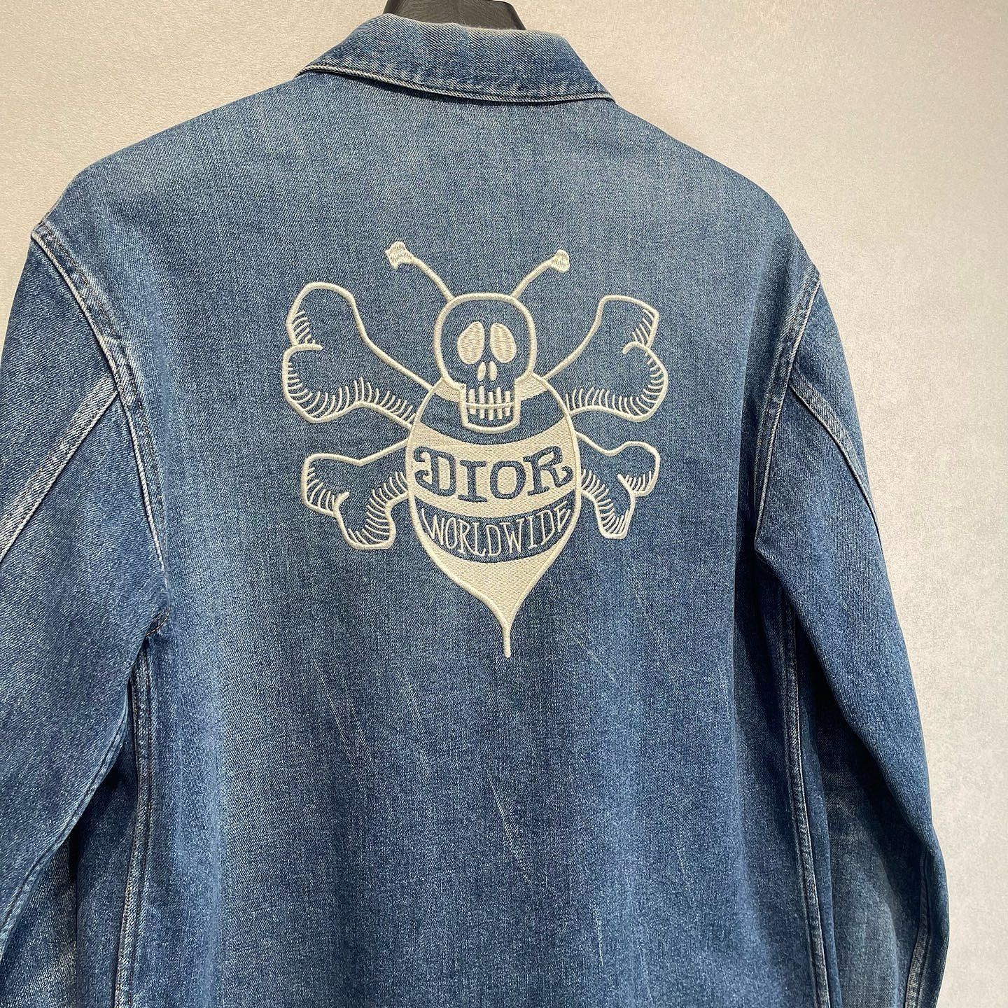 Dior Dior x Shawn Stussy Bee Denim Jacket Size 46 Size US S / EU 44-46 / 1 - 6 Thumbnail