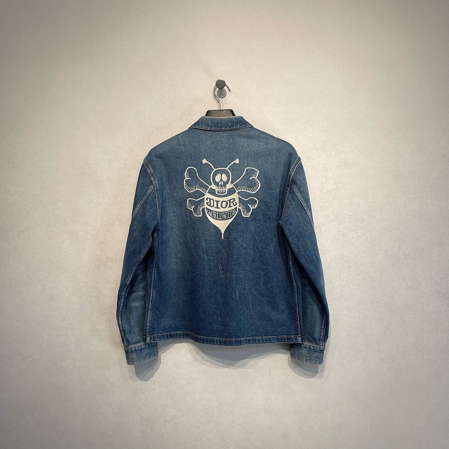 Dior Dior x Shawn Stussy Bee Denim Jacket Size 46 Size US S / EU 44-46 / 1 - 2 Thumbnail