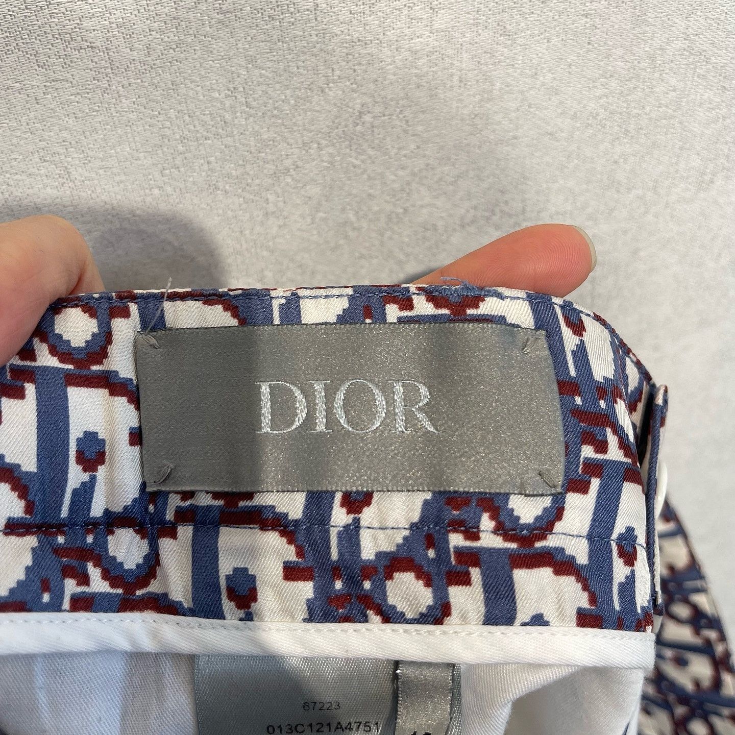 Dior Dior Oblique Silk Shorts Size 32 Size US 32 / EU 48 - 3 Thumbnail