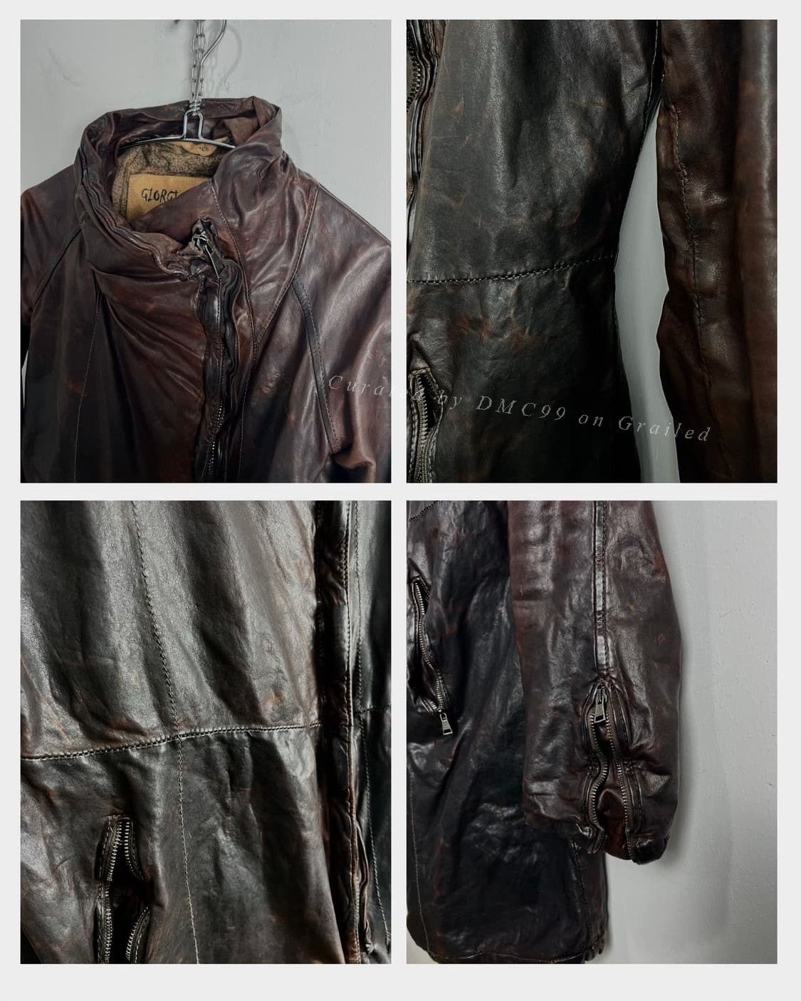 Giorgio Brato Giorgio Brato Leather Jacket Size US M / EU 48-50 / 2 - 6 Thumbnail