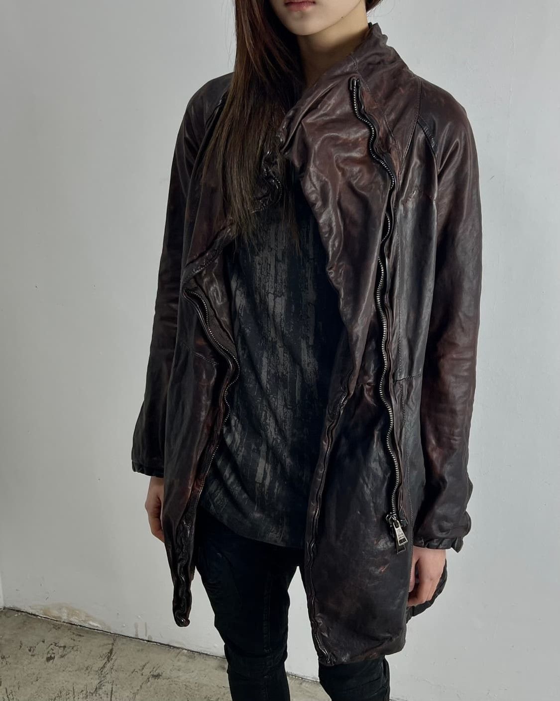 Giorgio Brato Giorgio Brato Leather Jacket Size US M / EU 48-50 / 2 - 2 Thumbnail