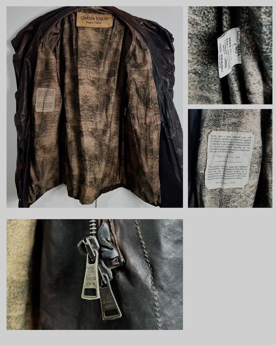 Giorgio Brato Giorgio Brato Leather Jacket Size US M / EU 48-50 / 2 - 8 Thumbnail