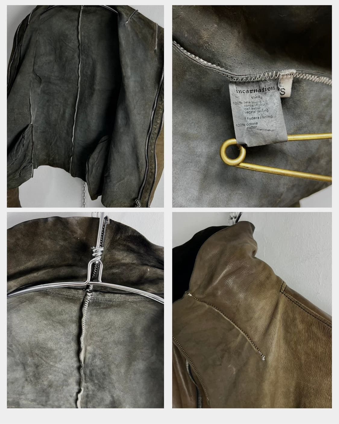 Isamu Katayama Backlash Incarnation Sheepskin Leather Jacket Size US S / EU 44-46 / 1 - 7 Thumbnail