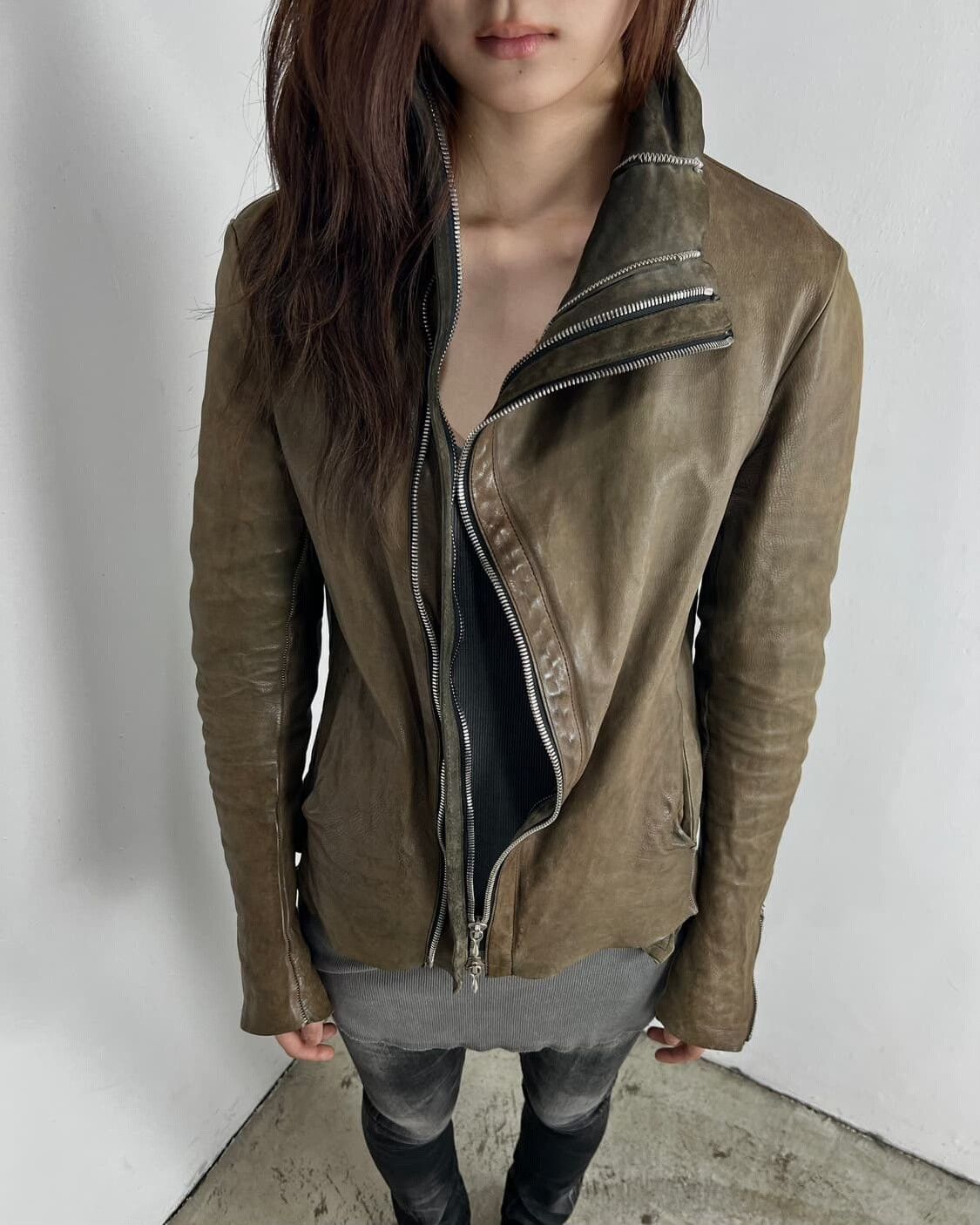 Isamu Katayama Backlash Incarnation Sheepskin Leather Jacket Size US S / EU 44-46 / 1 - 2 Thumbnail