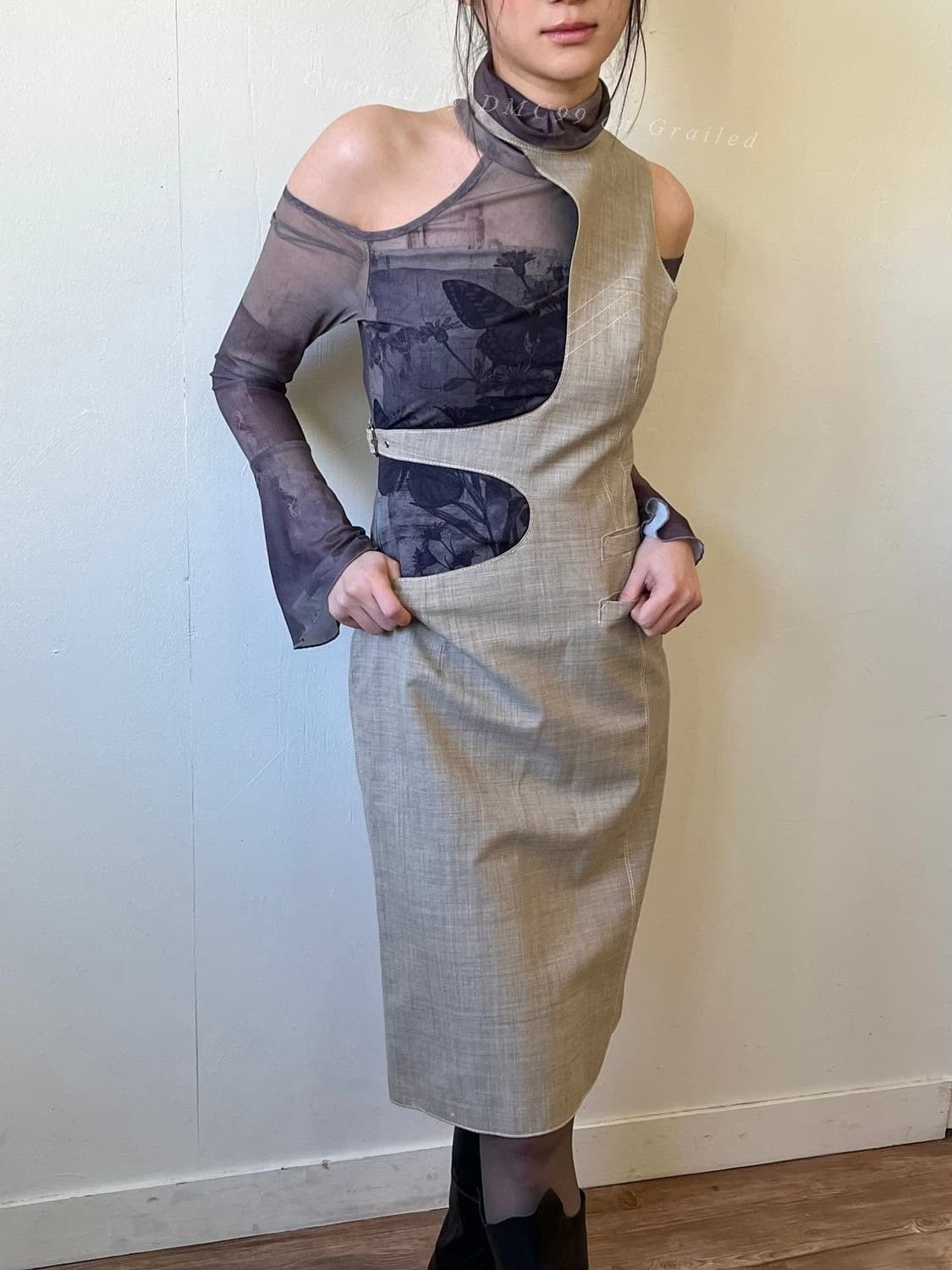 Jean Paul Gaultier Jean Paul Gaultier Vintage Cape Town Dress Size S / US 4 / IT 40 - 2 Thumbnail