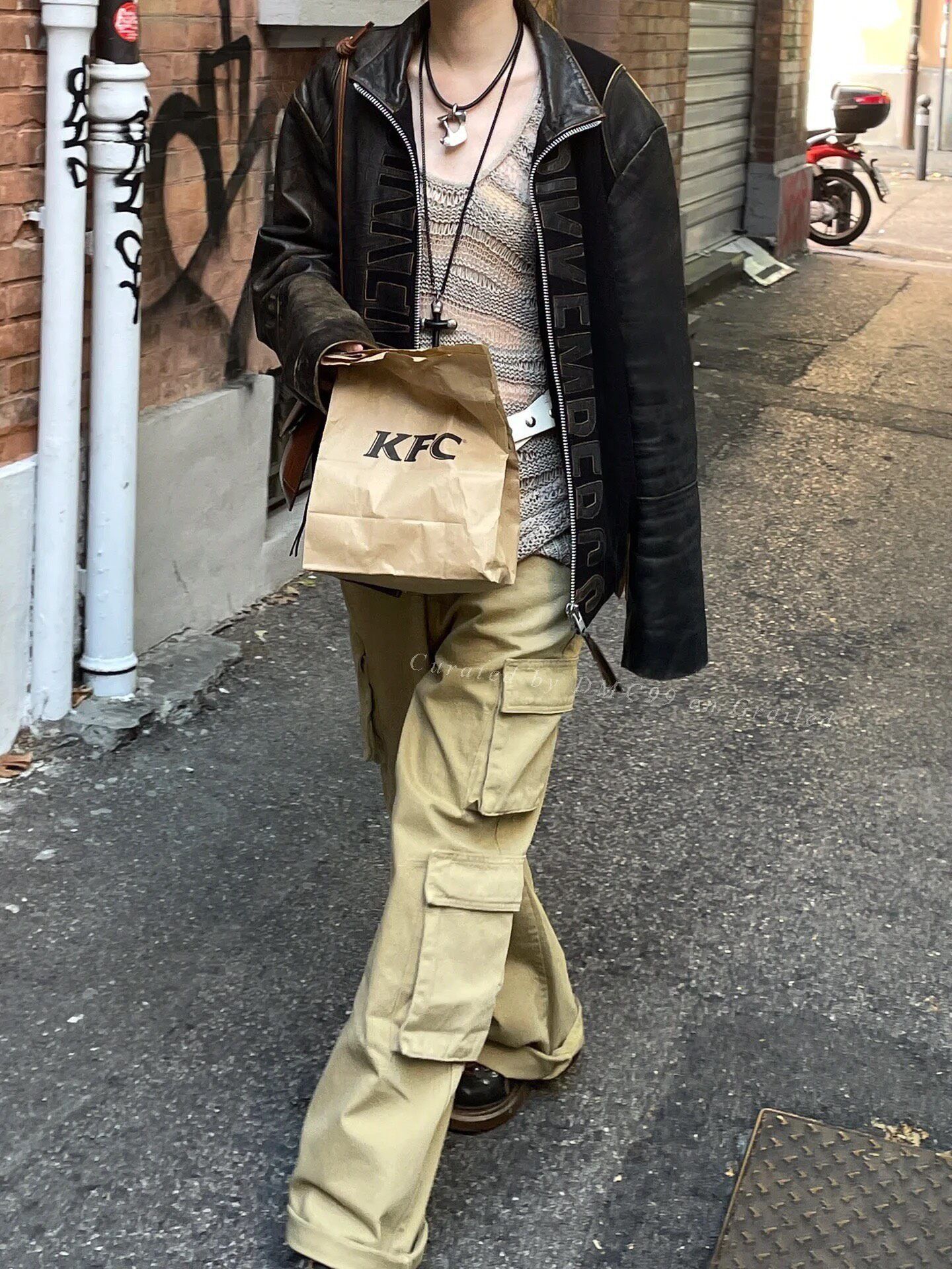 Dirk Bikkembergs Dirk Bikkembergs Vintage Wool Leather Jacket Size US M / EU 48-50 / 2 - 3 Thumbnail