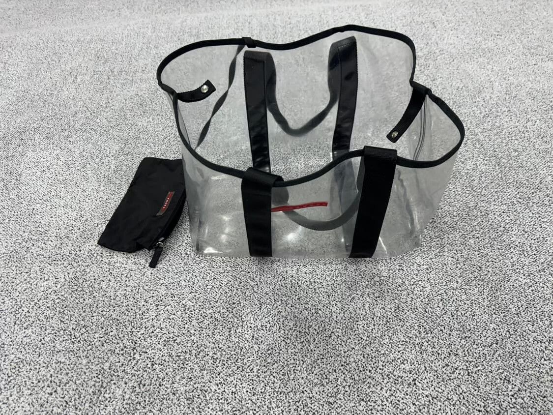 Prada Prada Sport Vintage PVC Transparent Bag Size ONE SIZE - 3 Thumbnail