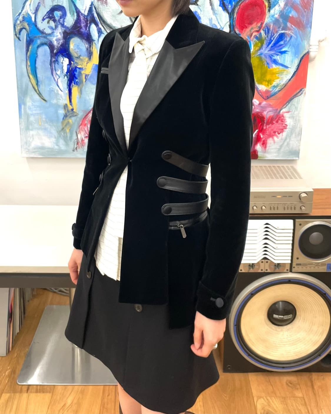 Versace Versace Vintage Tuxedo-Inspired Coat Size US M / EU 48-50 / 2 - 2 Thumbnail