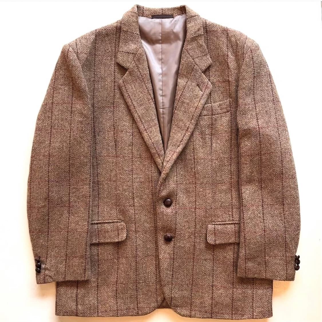 Harris Tweed Harris Tweed Vintage Wool Coat Size US M / EU 48-50 / 2 - 2 Thumbnail