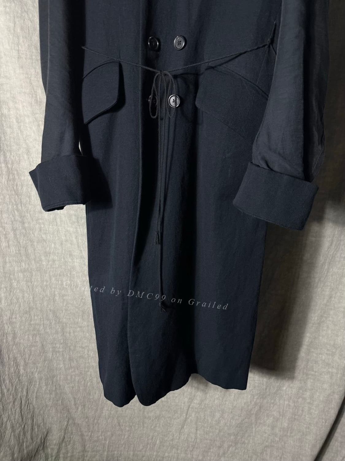 Ann Demeulemeester Ann Demeulemeester Karajan Coat Size US XL / EU 56 / 4 - 4 Thumbnail