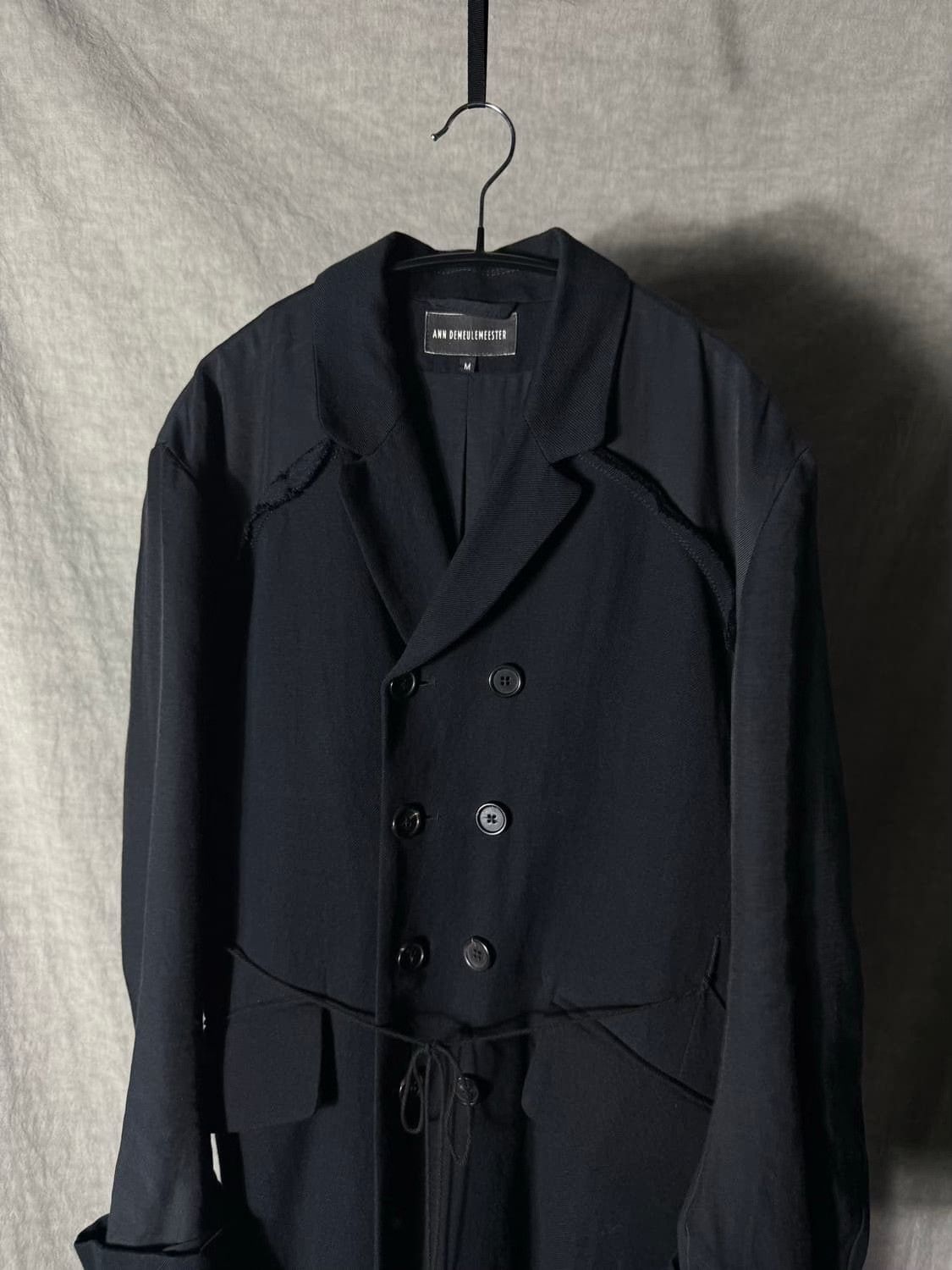 Ann Demeulemeester Ann Demeulemeester Karajan Coat Size US XL / EU 56 / 4 - 3 Thumbnail