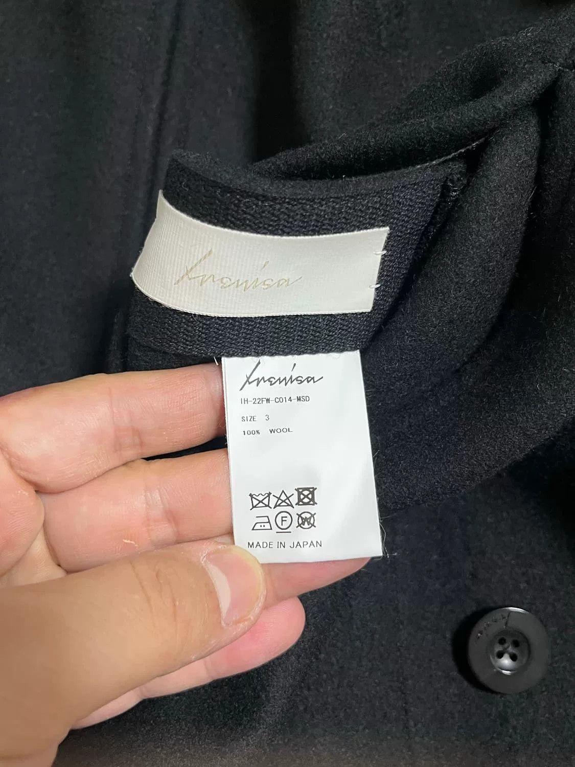 Vintage Irenisa Reversible Wool Coat Size US L / EU 52-54 / 3 - 5 Thumbnail