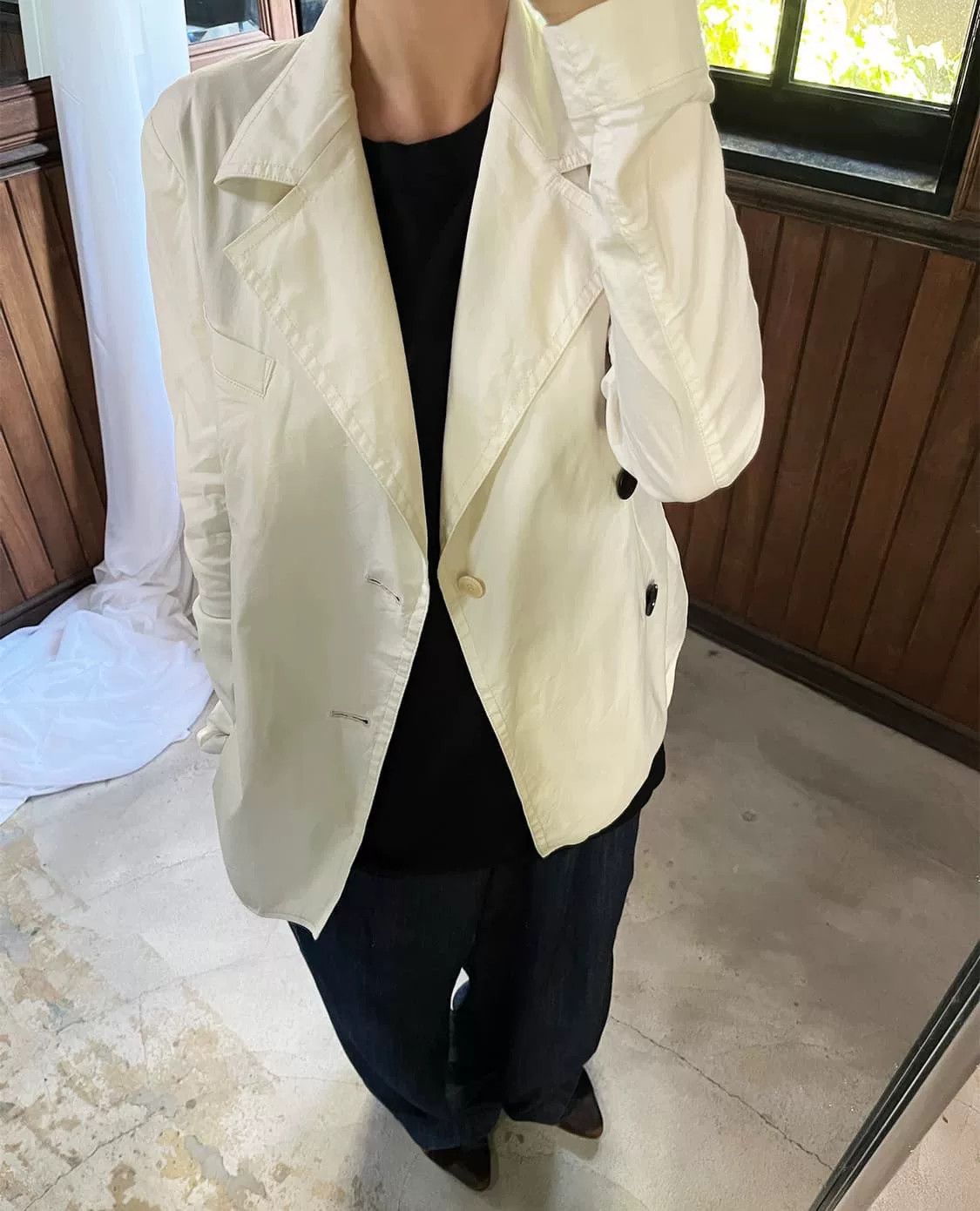 Yohji Yamamoto Yohji Yamamoto Vintage Trench Coat Size US M / EU 48-50 / 2 - 3 Thumbnail