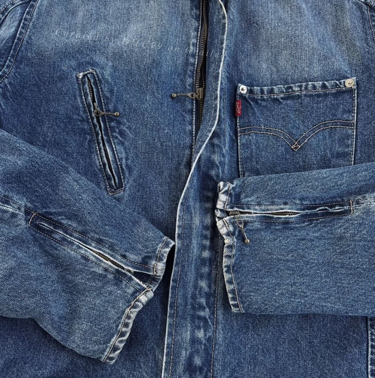 Levi's Vintage 2000s Levi's Engineered Denim Jacket Size US M / EU 48-50 / 2 - 3 Thumbnail