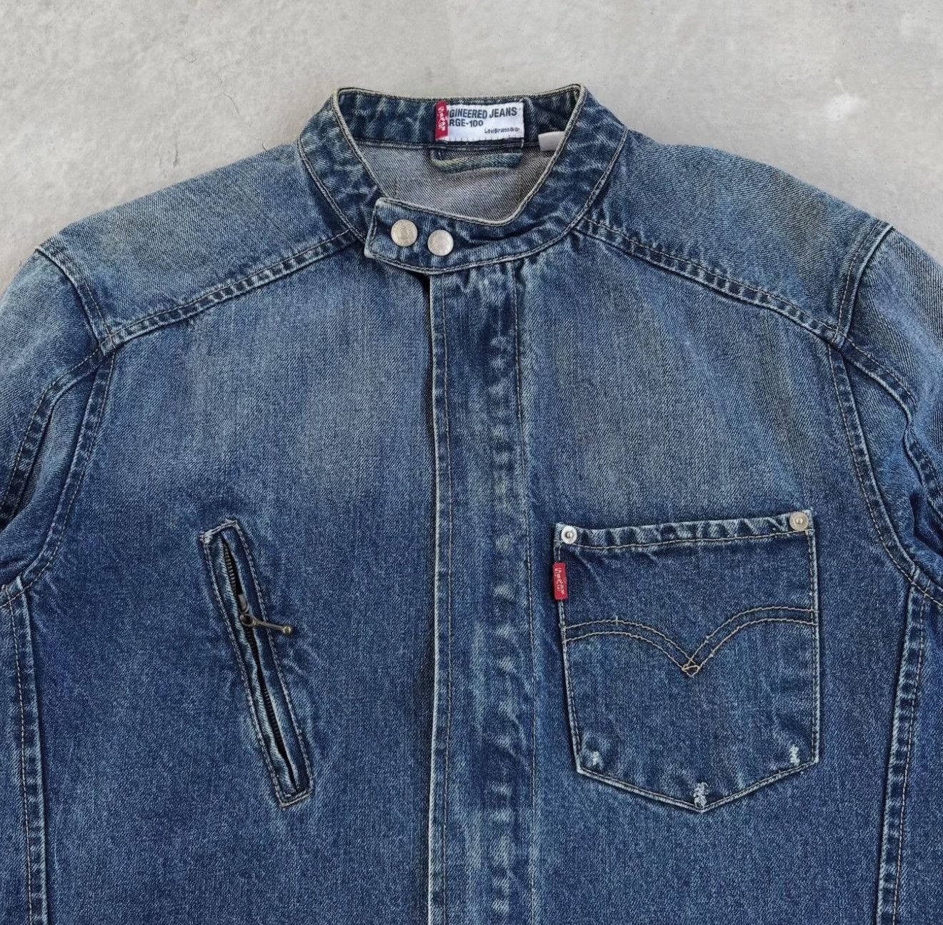 Levi's Vintage 2000s Levi's Engineered Denim Jacket Size US M / EU 48-50 / 2 - 2 Thumbnail
