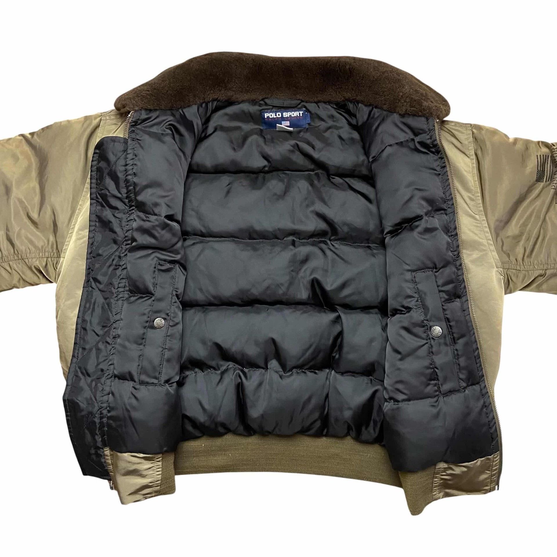 Vintage Vintage Polo Sport Military Down Jacket Size US M / EU 48-50 / 2 - 5 Thumbnail