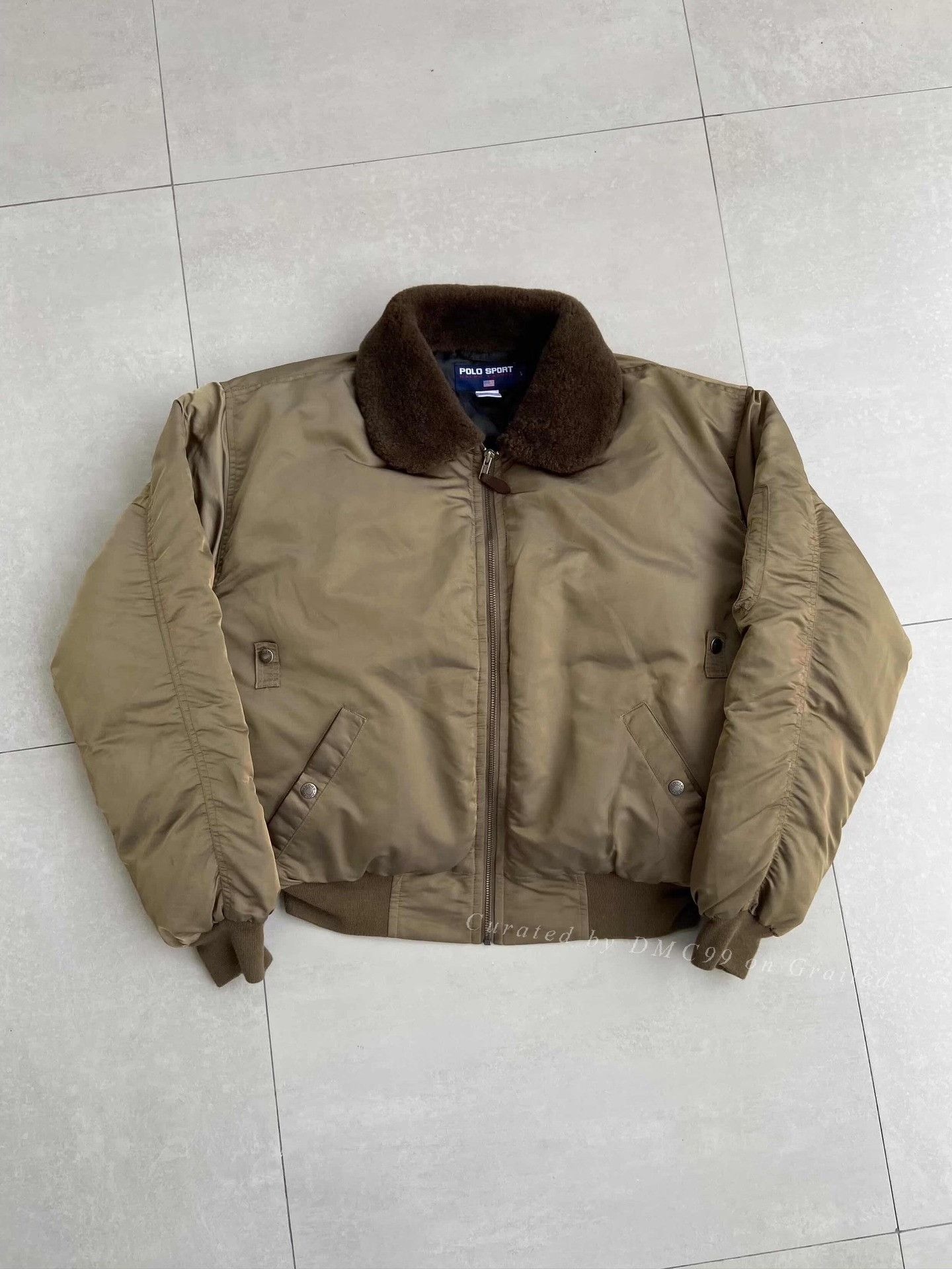 Vintage Vintage Polo Sport Military Down Jacket Size US M / EU 48-50 / 2 - 3 Thumbnail