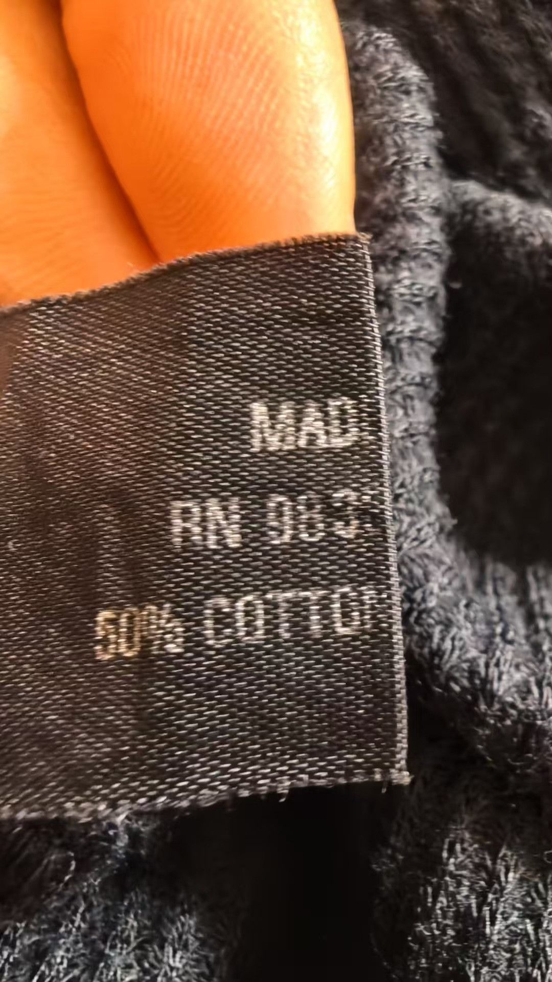 Vintage Vintage 1990s Prada Black Textured Polo Size US M / EU 48-50 / 2 - 4 Thumbnail