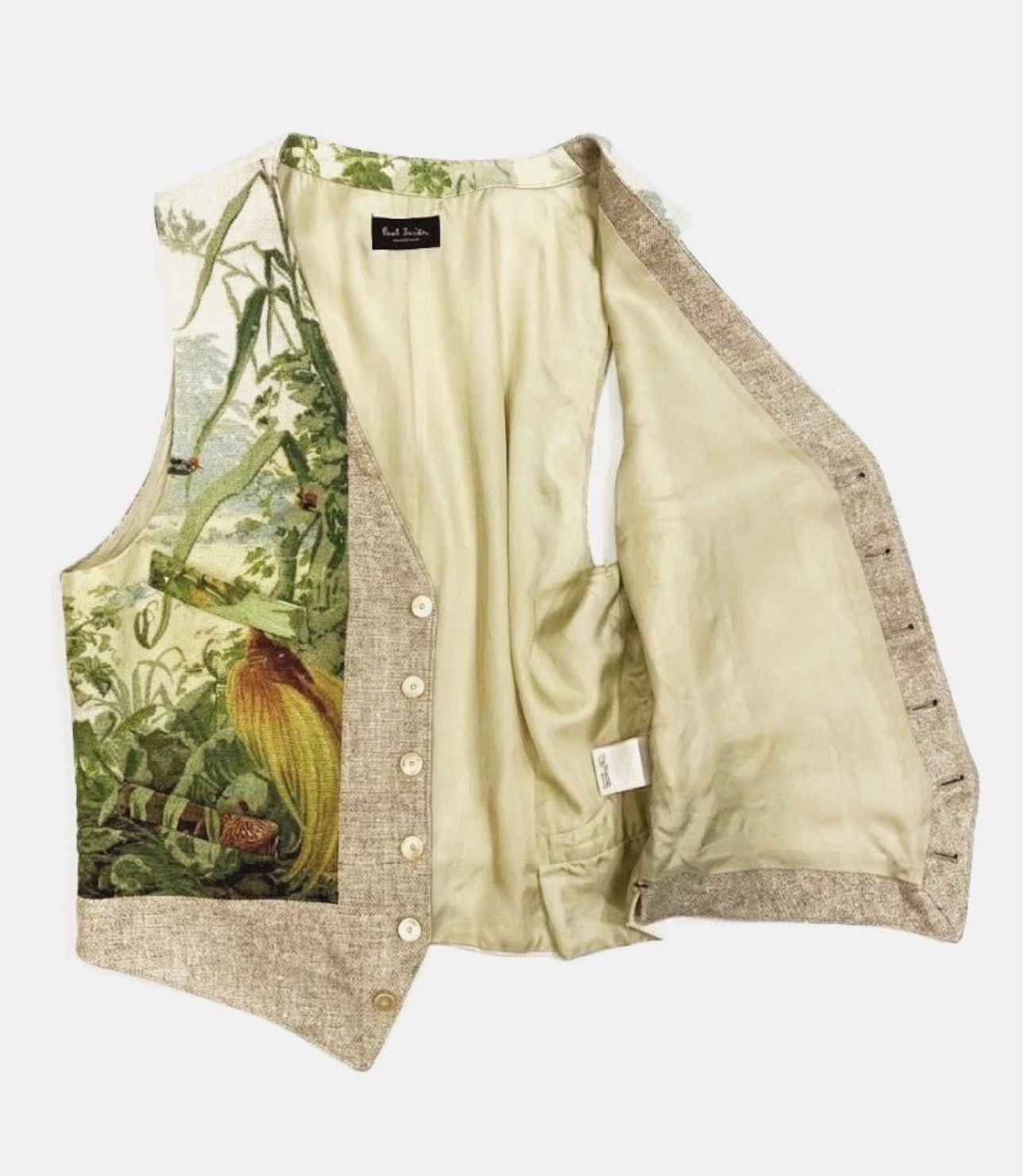 Vintage Vintage Paul Smith 2010s Art Printed Waistcoat Size US M / EU 48-50 / 2 - 2 Thumbnail