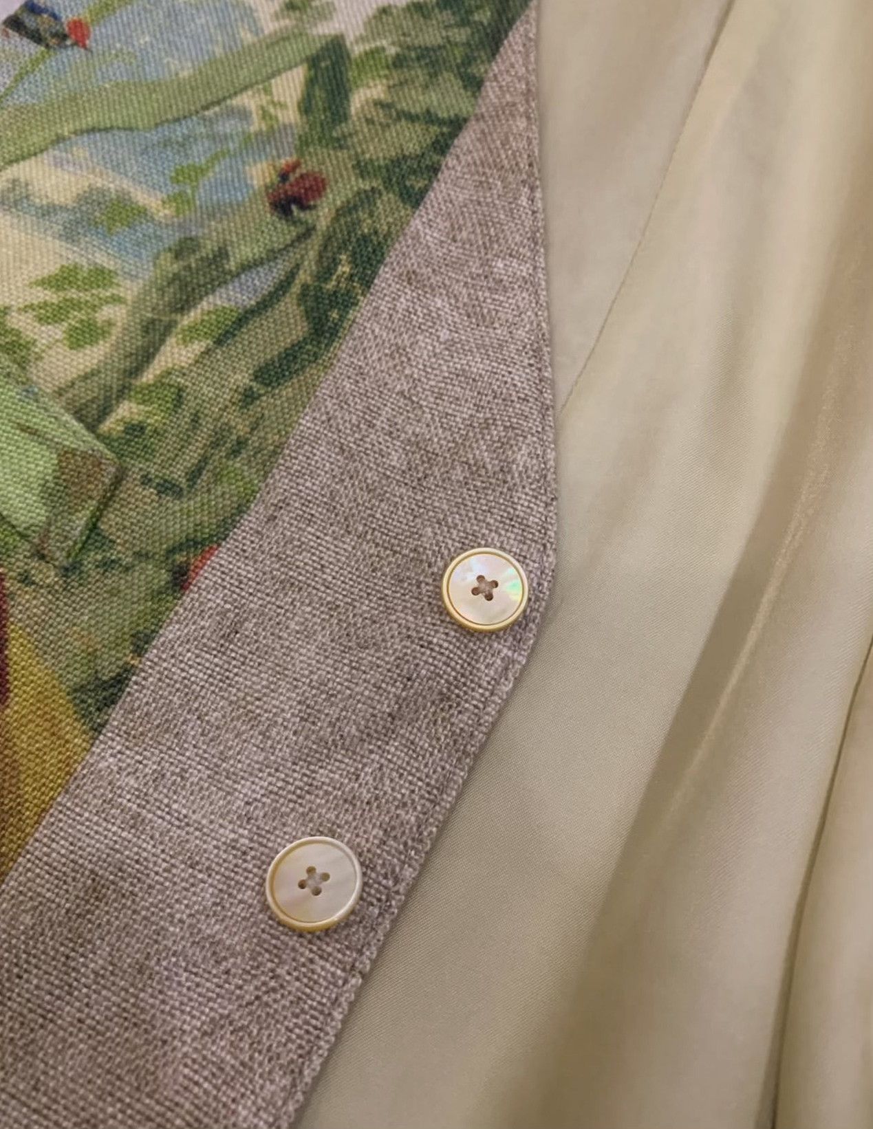 Vintage Vintage Paul Smith 2010s Art Printed Waistcoat Size US M / EU 48-50 / 2 - 4 Thumbnail