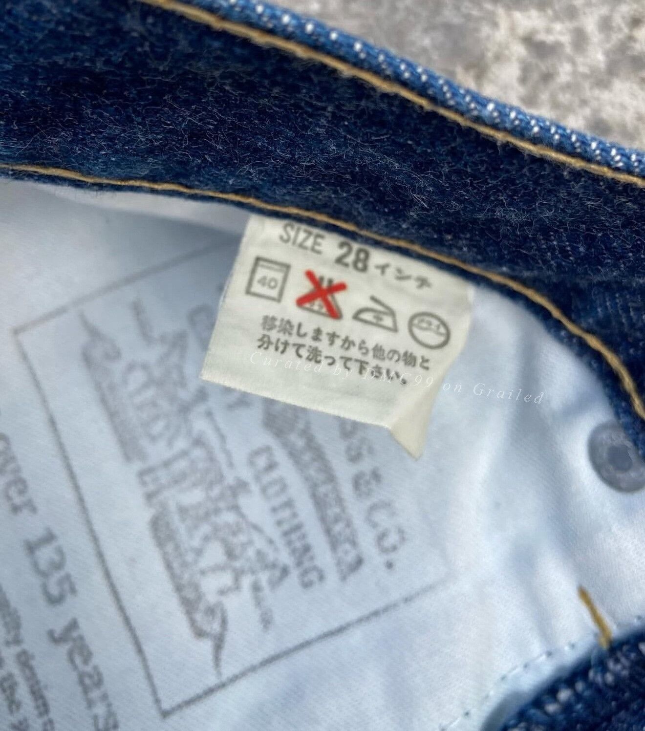 Vintage Vintage Levi's 90s 702xx BigE Japan Selvedge Size US 32 / EU 48 - 9 Thumbnail
