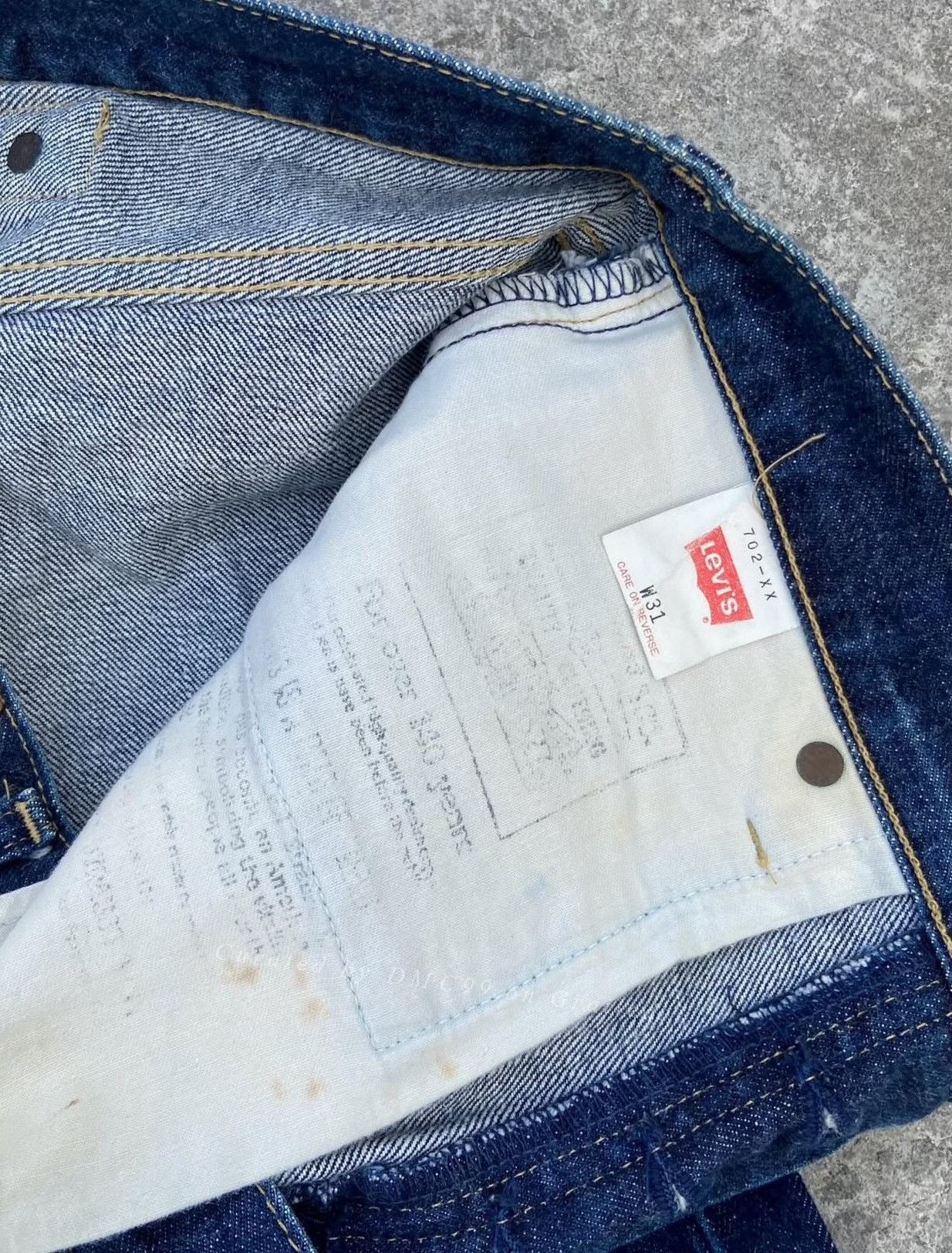 Vintage Vintage Levi's 1990s 701xx Japan Pants Size 28" / US 6 / IT 42 - 7 Thumbnail