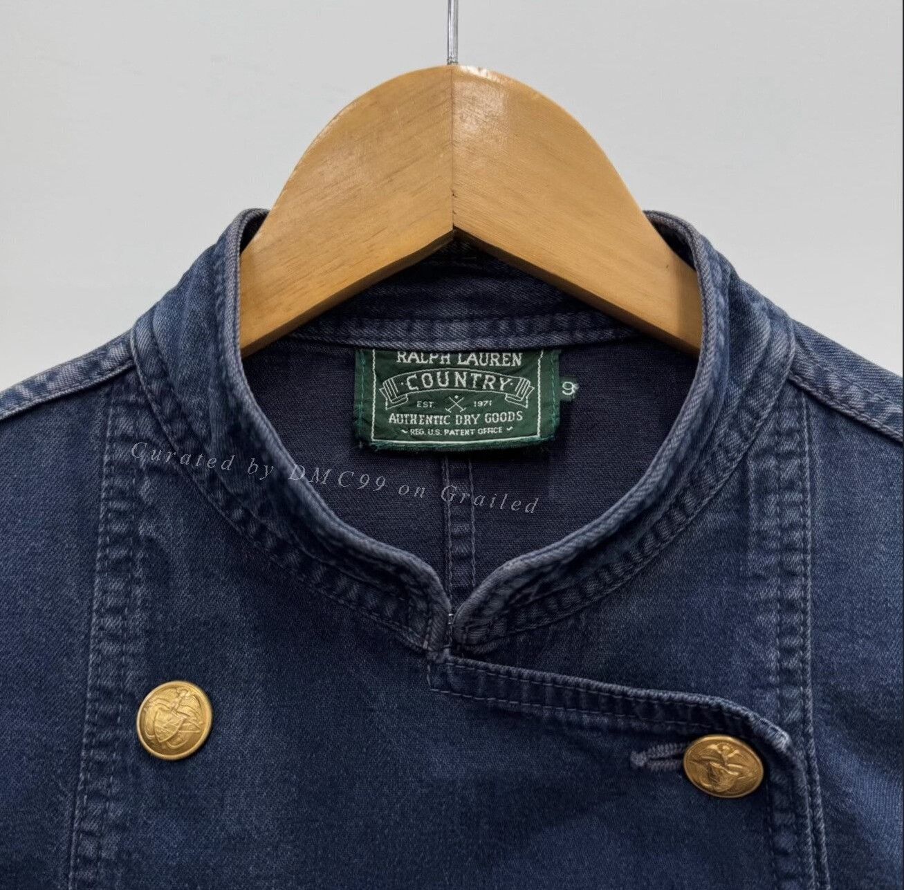 Vintage Vintage Polo Ralph Lauren 80s-90s Country Denim Jacket Size US M / EU 48-50 / 2 - 4 Thumbnail