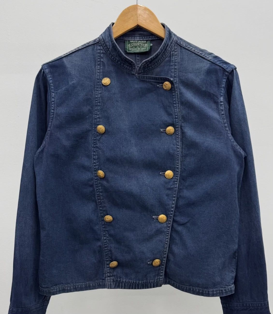 Vintage Vintage Polo Ralph Lauren 80s-90s Country Denim Jacket Size US M / EU 48-50 / 2 - 2 Thumbnail