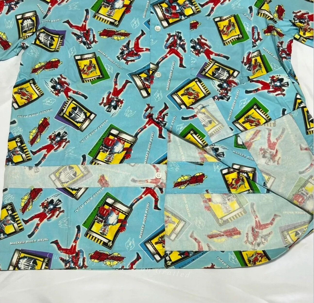 Vintage Vintage CDG SS02 Kamen Rider Ryuki Shirt Size US M / EU 48-50 / 2 - 4 Thumbnail
