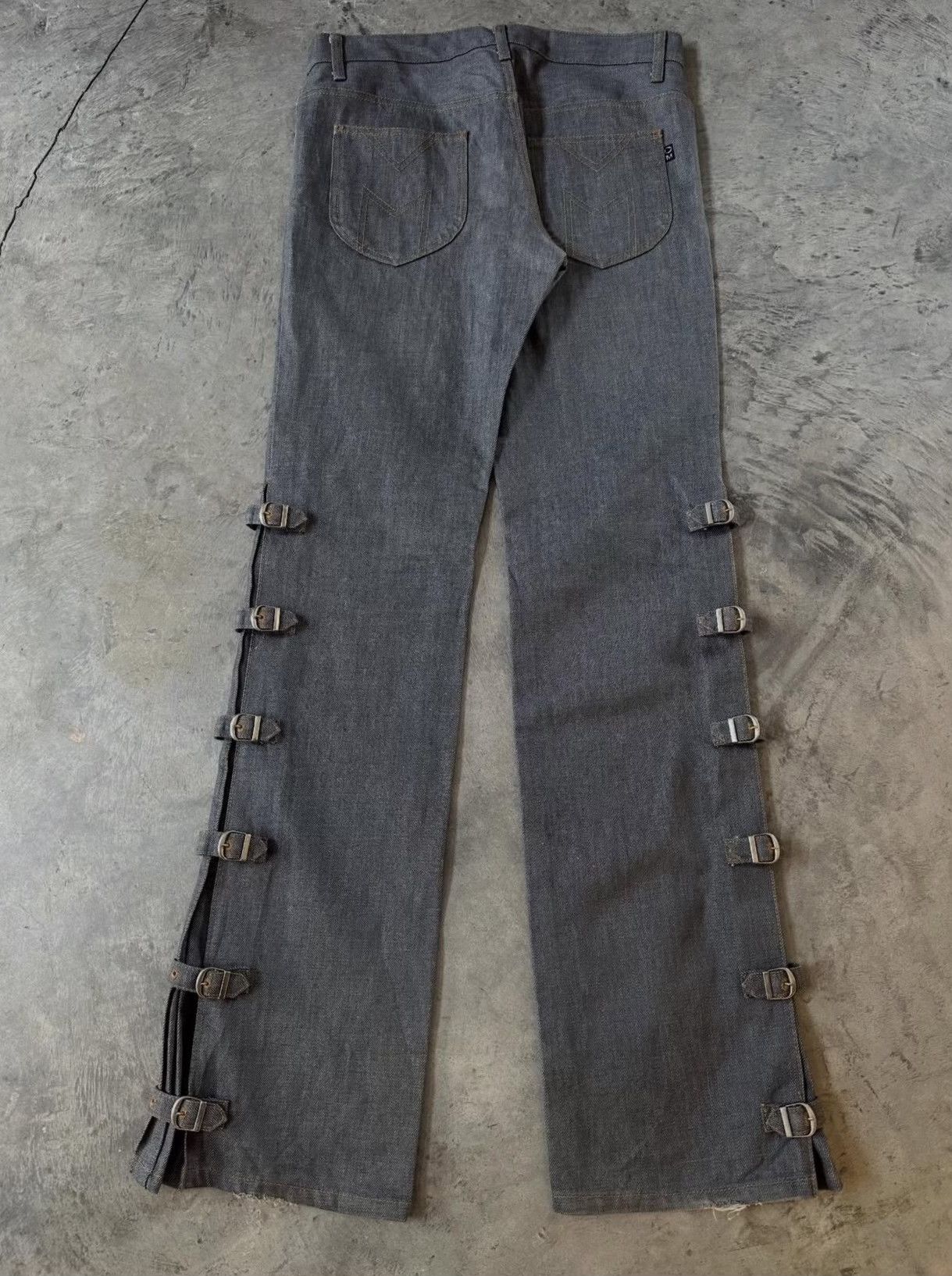 Vintage Vintage 90s Morgan Homme Japanese Bondage Denim Pants Size US 34 / EU 50 - 2 Thumbnail