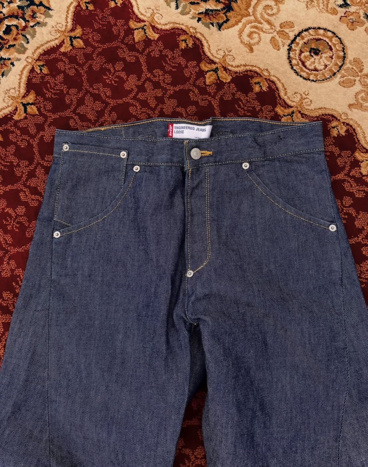 Vintage Vintage 2000s Levi's Engineered Indigo Jeans Size US 32 / EU 48 - 7 Thumbnail