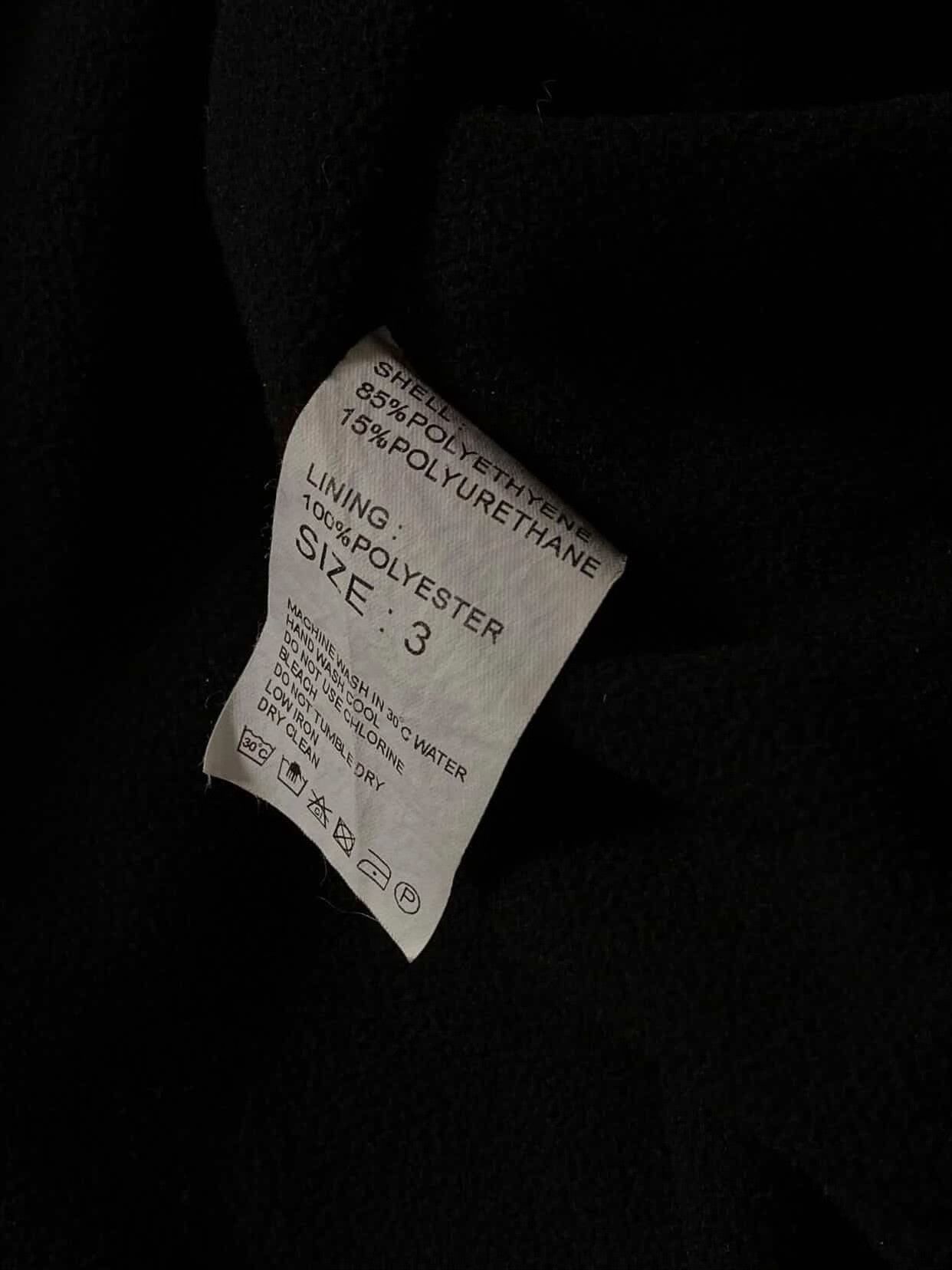 Vintage Vintage Balenciaga 1990s Tech Black Vest Size US M / EU 48-50 / 2 - 8 Thumbnail