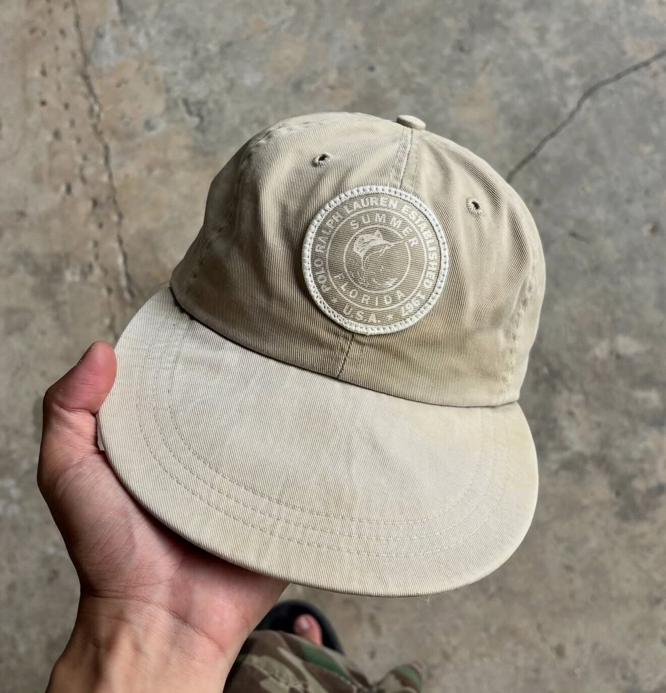 Ralph Lauren Vintage 1990s Ralph Lauren Fishing Print Cap Size ONE SIZE - 5 Thumbnail