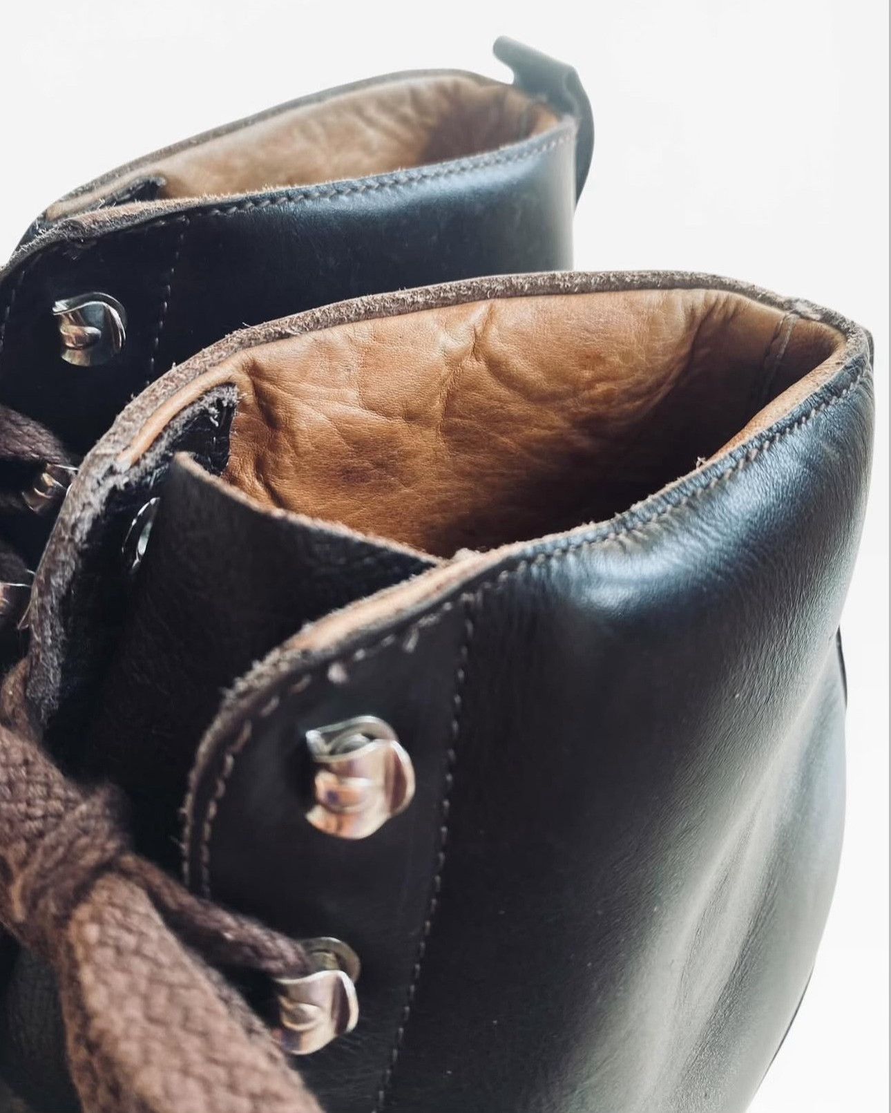 Vintage Vintage Japan Brown Steel Toecap Service Boot Size US 9 / EU 42 - 5 Thumbnail