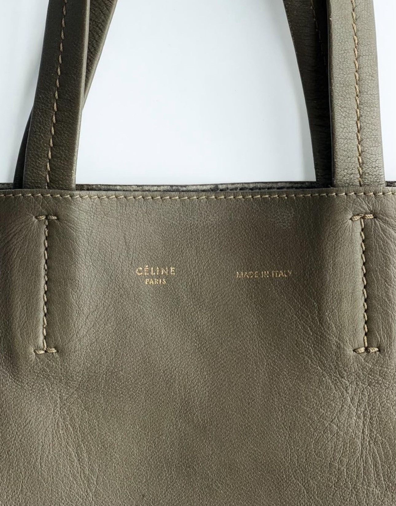 Celine Vintage Celine Phoebe Philo Vertical Cabas Tote Size ONE SIZE - 2 Thumbnail